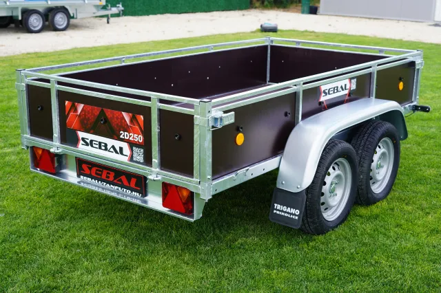 Remorcă 750 kg - Sebal Premium 2D250 | 251x133/750kg - 2 axe