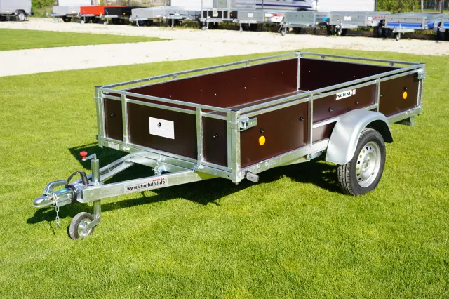 Remorcă 750 kg basculabil manual - Sebal D250 | 250x133/750kg - 1 axă