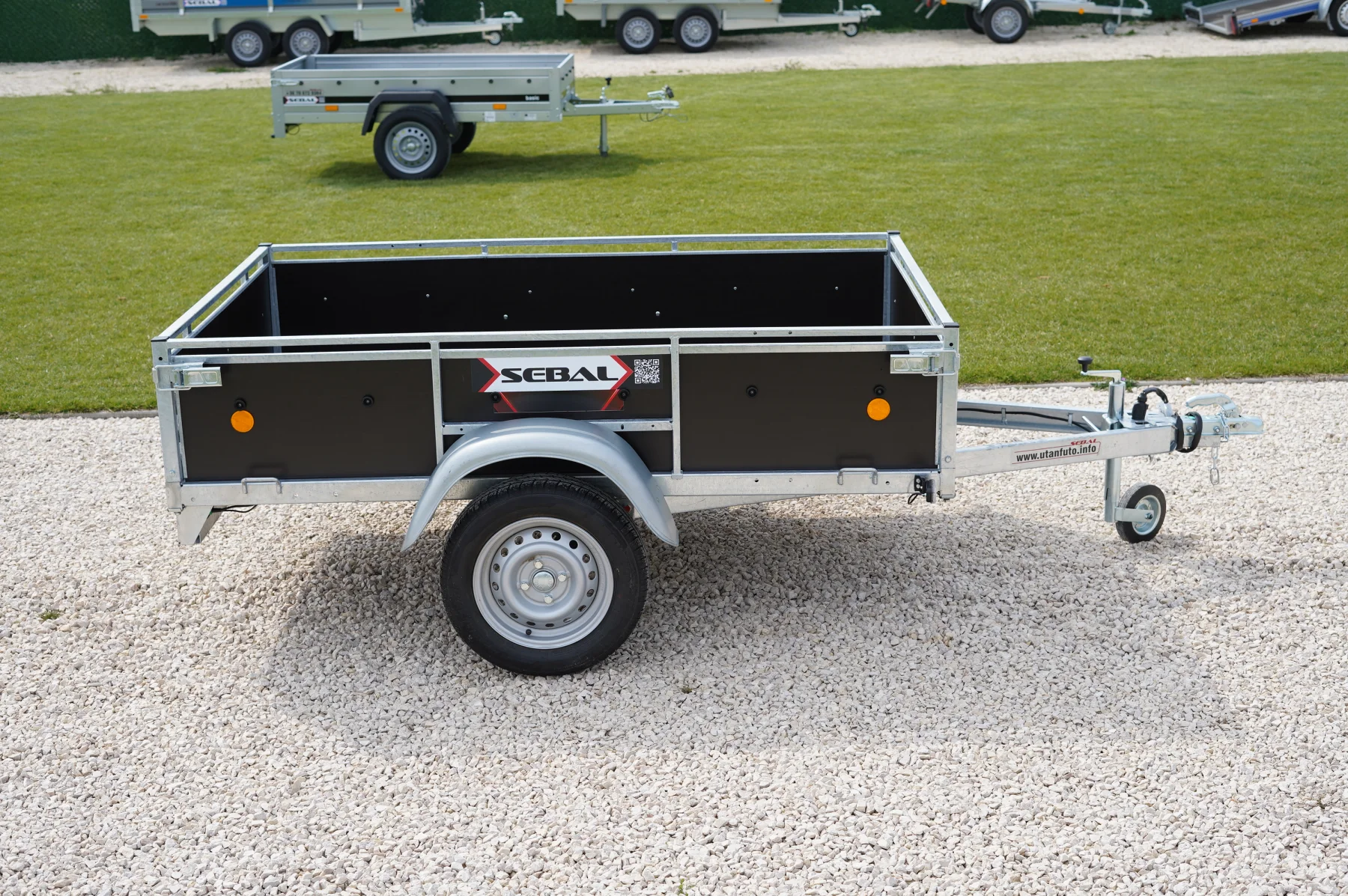 Remorcă 750 kg - Sebal D200 | 202x133/750kg - 1 axă