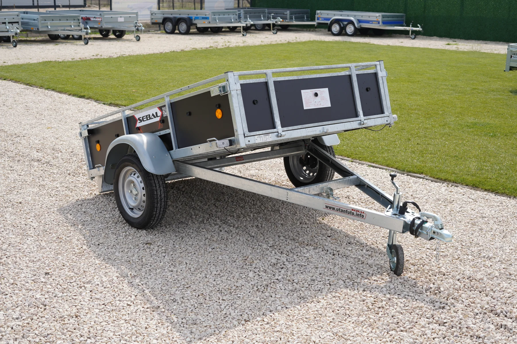 Remorcă 750 kg - Sebal D200 | 202x133/750kg - 1 axă