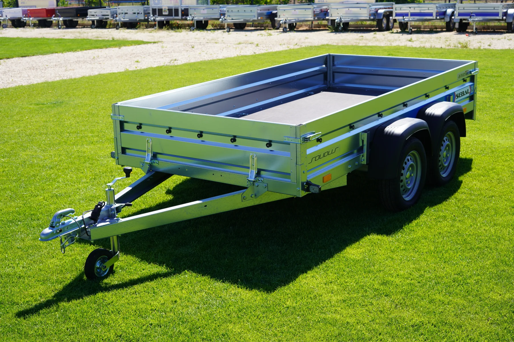 Remorcă 750 kg - Sebal Solidus 300 | 300x150/750kg - 2 axe