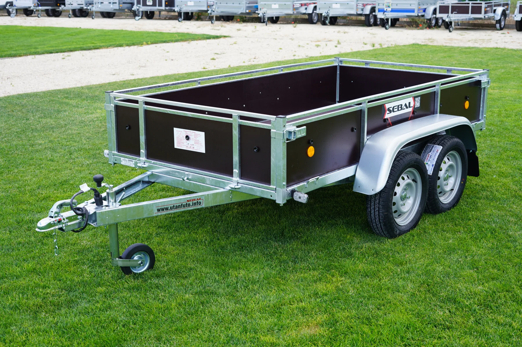Remorcă 750 kg - Sebal Premium 2D250 | 251x133/750kg - 2 axe