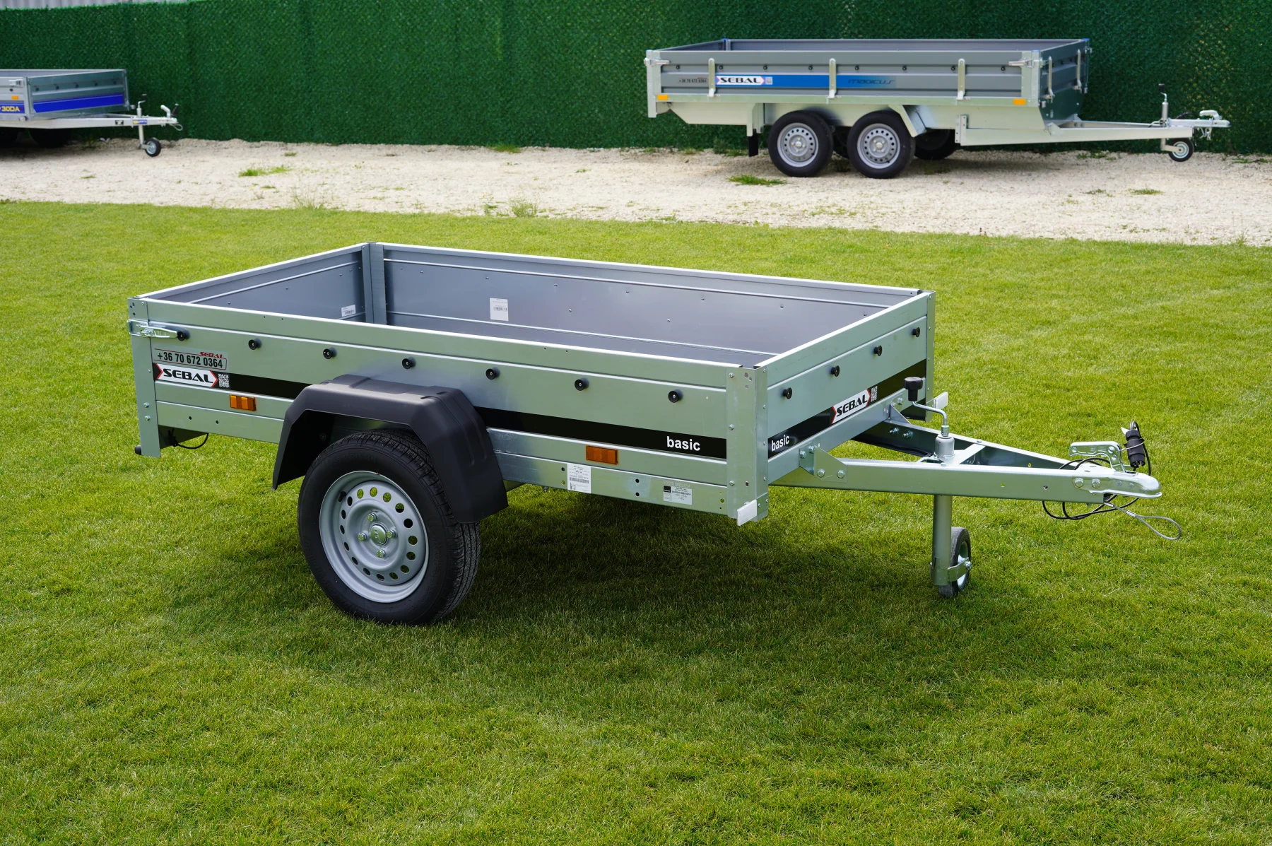 Remorcă 750 kg - Sebal Basic 200 | 201x106/750kg - 1 axă