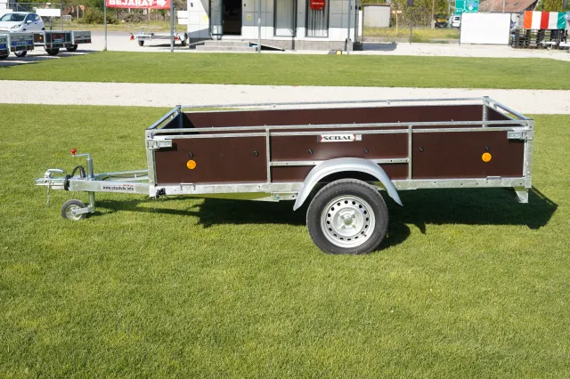 Remorcă 750 kg basculabil manual - Sebal D250 | 250x133/750kg - 1 axă