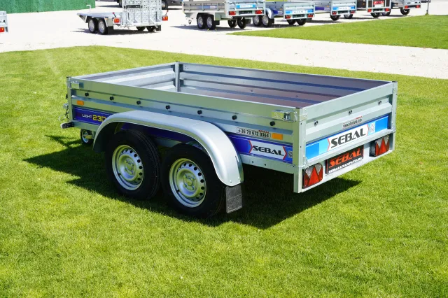 Remorcă 750 kg - Sebal Light 23 DA | 231x135/750kg - 2 axe