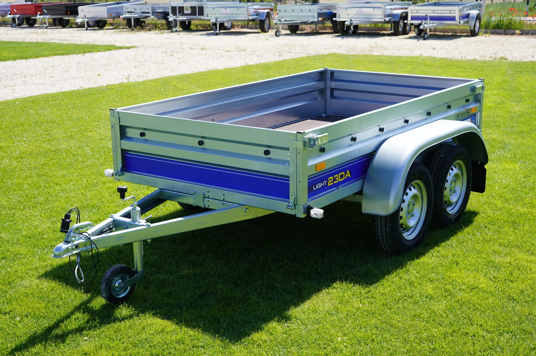 Remorcă 750 kg - Sebal Light 23 DA | 231x135/750kg - 2 axe
