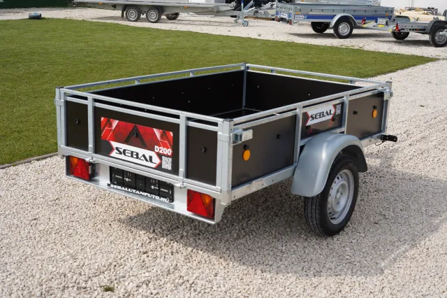 Remorcă 750 kg - Sebal D200 | 202x133/750kg - 1 axă