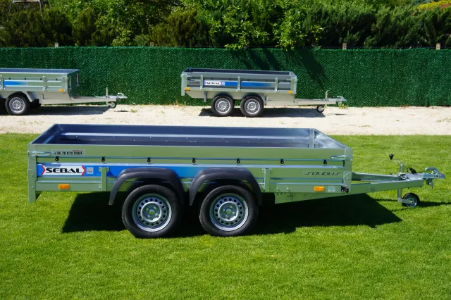 Remorcă 750 kg - Sebal Solidus 300 | 300x150/750kg - 2 axe