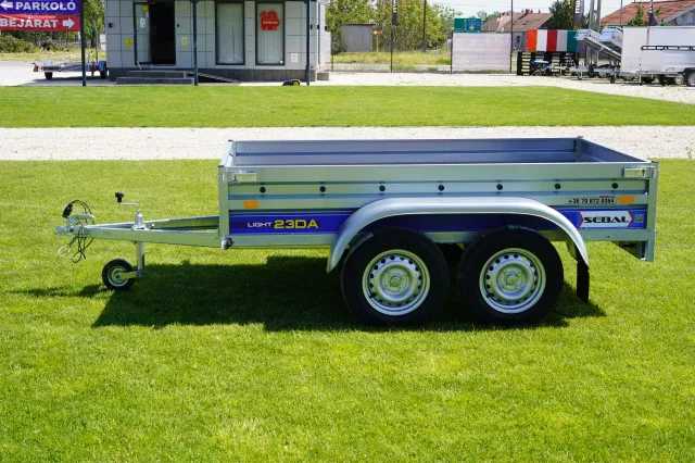 Remorcă 750 kg - Sebal Light 23 DA | 231x135/750kg - 2 axe